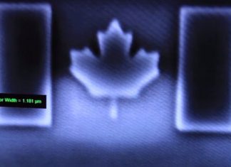 Canadá se hace con el record de la bandera más pequeña del mundo