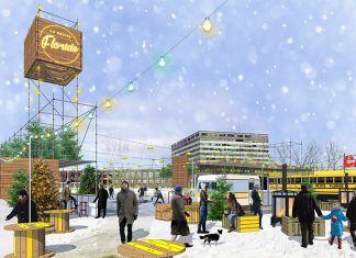Un nueva plaza pública invernal en Montreal: La petite Floride
