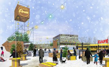 Un nueva plaza pública invernal en Montreal: La petite Floride