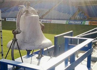 La campana con la que Montréal Impact celebra sus goles llegó al Estadio Olímpico