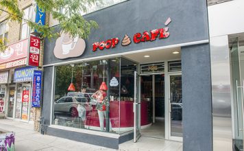 Abren en Canadá un café con diseño de baño