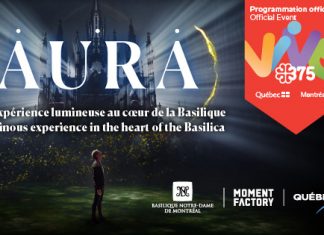AURA: El espectáculo de luces de la Basílica Notre-Dame de Montreal