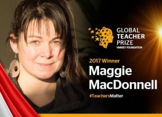 Una profesora canadiense gana premio Nobel de los maestros 2017