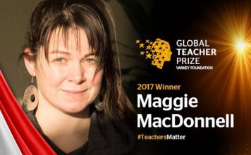 Una profesora canadiense gana premio Nobel de los maestros 2017