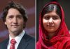 Trudeau entregará a Malala la ciudadanía honoraria de Canadá