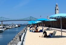 Apertura de la Playa de la Torre del Reloj de Montreal