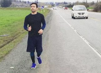 Joven inmigrante cruza corriendo Canadá para que los pueblos indígenas tengan agua