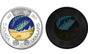 Canadá emite moneda que brilla en la oscuridad