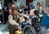 Fotos y Videos de la visita de Jack Sparrow al hospital de Canadá hospital