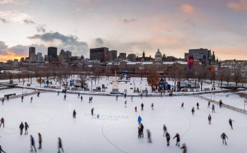 Apertura de la Pista de Patinaje sobre Hielo del Puerto de Montreal