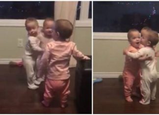 Video viral: Cuatrillizas canadienses se dan una maratón de abrazos