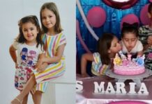 El viral de 2020: niña ataca a su hermana por apagar las velas de su pastel de cumpleaños
