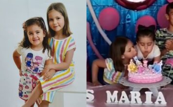El viral de 2020: niña ataca a su hermana por apagar las velas de su pastel de cumpleaños