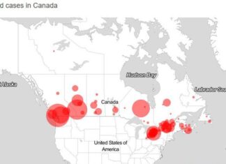 Evolución de la pandemia de COVID-19 en Canadá