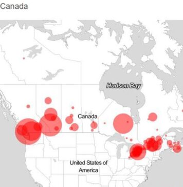 Evolución de la pandemia de COVID-19 en Canadá