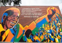 Montreal: Develan mural en honor a Nelson Mandela