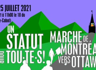 Marcha de inmigrantes indocumentados de Montreal a Ottawa: ¡un estatus para todos!