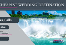 Canadá: Las Cataratas del Niágara son el destino de bodas más barato del mundo.