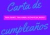 Carta de Cumpleaños.