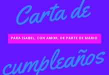 Carta de Cumpleaños.