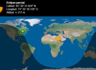 Eclipse solar en Montreal – Quebec sera el día 10 de junio de 2021