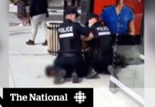 Policía de Montreal se arrodilla sobre un joven negro de 14 años