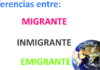 Diferencias entre los términos emigrante, inmigrante y migrante