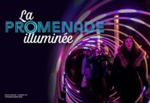 Saint-Bruno: Sendero mágico iluminado en la rivera sur de Montreal