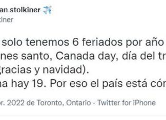 Joven argentino se hace viral por comparar los feriados entre Argentina y Canadá