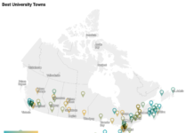 Las mejores ciudades universitarias y ciudades de Canadá