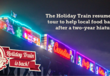 El tren navideño del pacífico canadiense volverá a iluminar las fiestas este mes