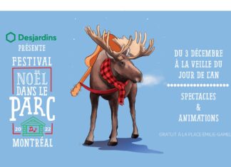 La Fiesta de fin de año gratuita en Montreal la pone Noel dans le Parc