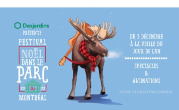 La Fiesta de fin de año gratuita en Montreal la pone Noel dans le Parc