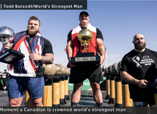 El hombre más fuerte del mundo es un canadiense