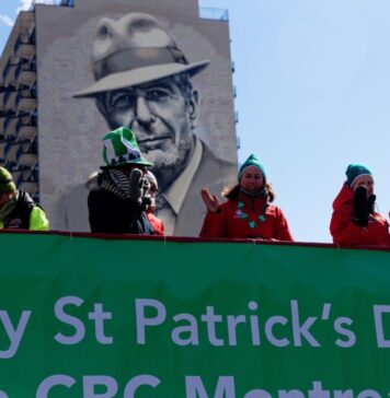 Desfile del Día de San Patricio en Montreal 2024